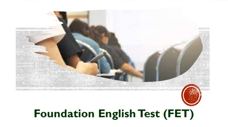 Foundation English Test Foundation English Test
